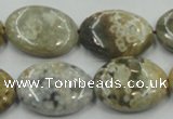 CAB950 15.5 inches 22*30mm oval ocean agate gemstone beads