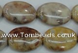 CAB977 15.5 inches 18*25mm oval Morocco agate beads wholesale