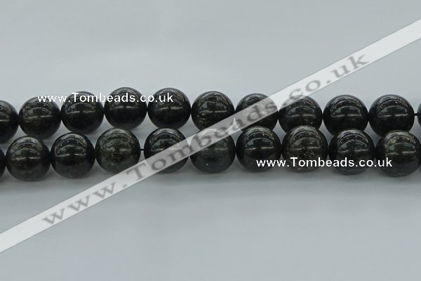 CAE08 15.5 inches 18mm round astrophyllite beads wholesale