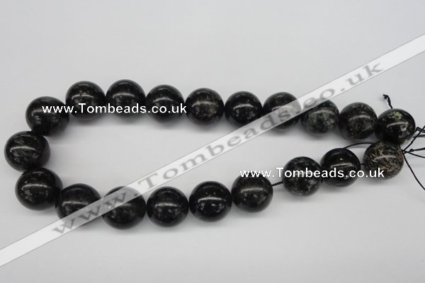 CAE09 15.5 inches 20mm round astrophyllite beads wholesale