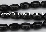 CAE15 15.5 inches 8*12mm egg-shaped astrophyllite beads wholesale