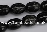 CAE17 15.5 inches 13*18mm egg-shaped astrophyllite beads wholesale