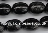 CAE18 15.5 inches 15*20mm egg-shaped astrophyllite beads wholesale