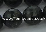 CAE42 15.5 inches 20mm faceted round astrophyllite beads wholesale