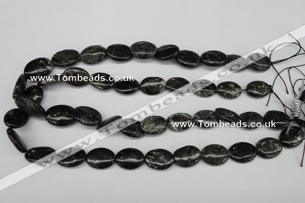 CAE57 15.5 inches 13*18mm oval astrophyllite beads wholesale