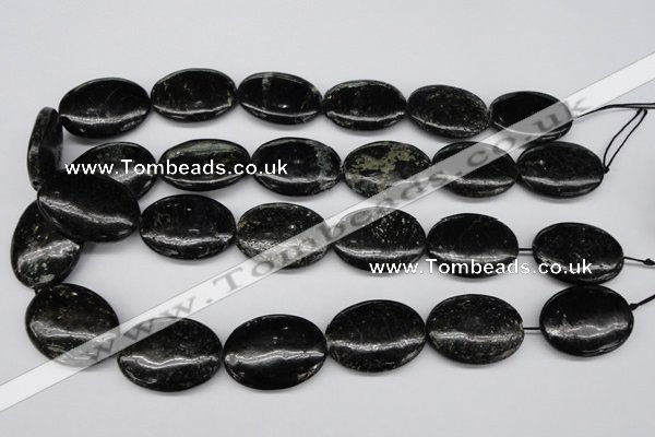 CAE61 15.5 inches 22*30mm oval astrophyllite beads wholesale