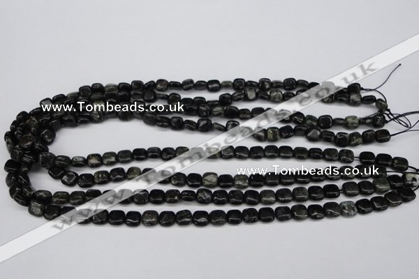 CAE75 15.5 inches 8*8mm square astrophyllite beads wholesale