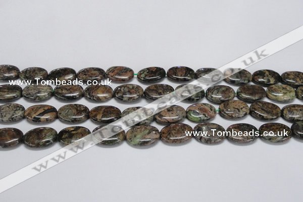 CAF125 15.5 inches 10*14mm oval Africa stone beads wholesale