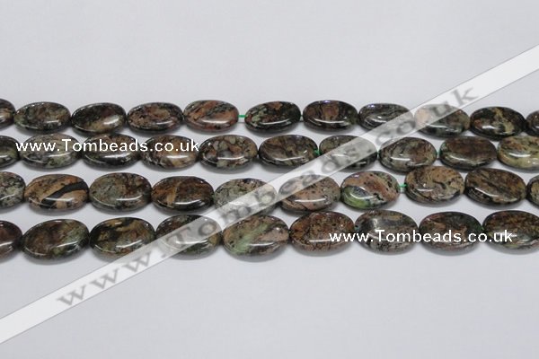 CAF127 15.5 inches 13*18mm oval Africa stone beads wholesale