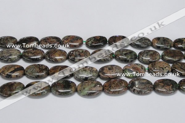 CAF129 15.5 inches 18*25mm oval Africa stone beads wholesale