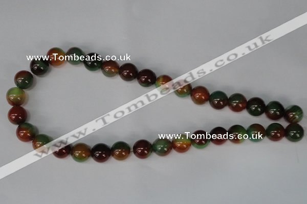 CAG1002 15.5 inches 12mm round rainbow agate beads wholesale