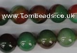 CAG1003 15.5 inches 14mm round rainbow agate beads wholesale