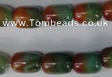 CAG1015 15.5 inches 13*18mm drum rainbow agate beads wholesale