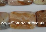 CAG1099 15.5 inches 20*30mm rectangle Morocco agate beads wholesale