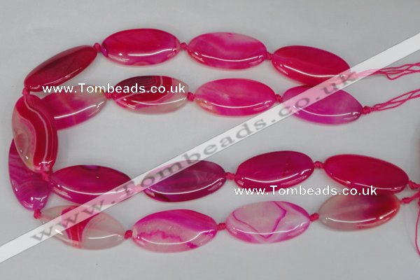 CAG1182 15.5 inches 19*38mm marquise line agate gemstone beads