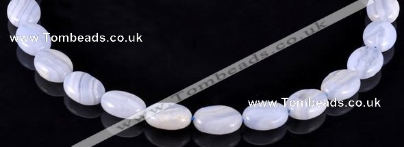 CAG132 oval 12*16mm blue lace agate gemstone beads Wholesale