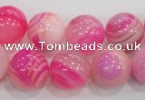 CAG139 14mm smooth round madagascar agate stone beads Wholesale