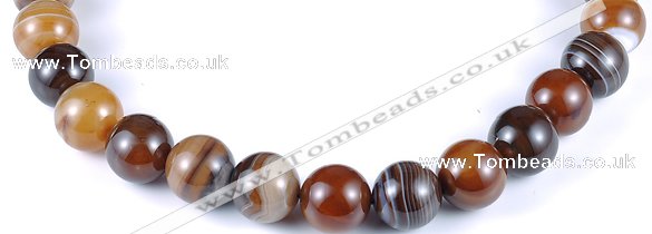 CAG144 round 16mm madagascar agate gemstone beads Wholesale