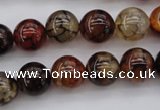 CAG1441 15.5 inches 12mm round dragon veins agate beads