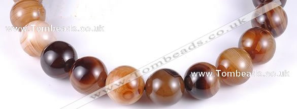 CAG145 round madagascar agate 20mm gemstone beads Wholesale