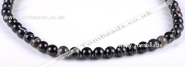 CAG147 Round 8mm madagascar agate gemstone beads Wholesale