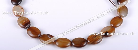 CAG154 15*20mm oval madagascar agate gemstone beads Wholesale