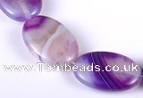 CAG157 20*30mm oval madagascar agate gemstone beads Wholesale