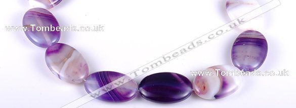 CAG157 20*30mm oval madagascar agate gemstone beads Wholesale