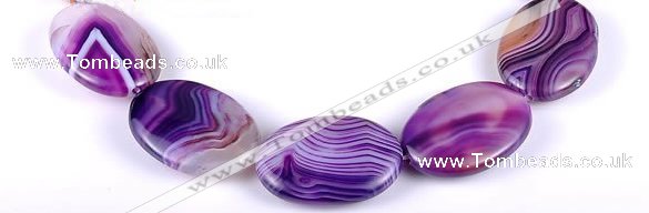 CAG158 Oval madagascar agate 25*35mm gemstone beads Wholesale