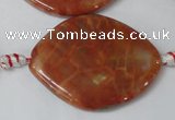 CAG1586 15.5 inches 28*38mm marquise fire crackle agate beads