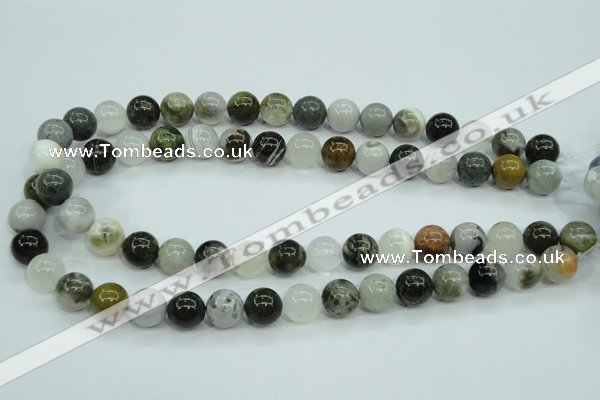 CAG1688 15.5 inches 12mm round ocean agate beads wholesale