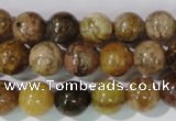 CAG1703 15.5 inches 10mm round rainbow agate beads wholesale