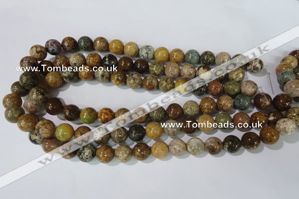 CAG1704 15.5 inches 12mm round rainbow agate beads wholesale