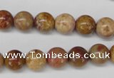 CAG1744 15.5 inches 10mm round golden agate beads wholesale