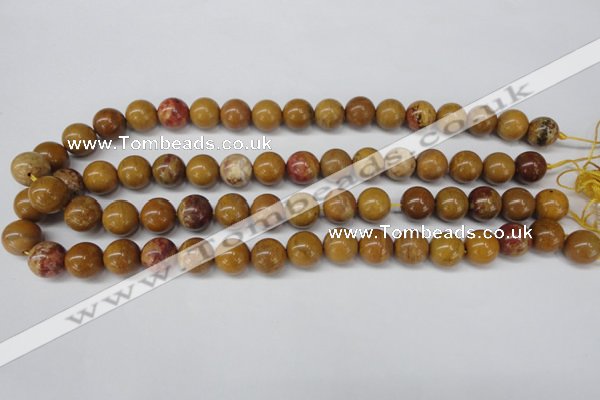 CAG1745 15.5 inches 12mm round golden agate beads wholesale