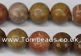 CAG1747 15.5 inches 16mm round golden agate beads wholesale