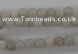 CAG1895 15.5 inches 6mm round grey agate beads wholesale