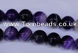 CAG2332 15.5 inches 8mm round violet line agate beads wholesale