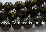 CAG236 15.5 inches 12mm round dragon veins agate gemstone beads