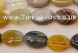 CAG2360 15.5 inches 13*18mm oval African botswana agate beads