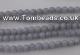 CAG2365 15.5 inches 4mm round blue lace agate beads wholesale