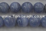 CAG2370 15.5 inches 14mm round blue lace agate beads wholesale