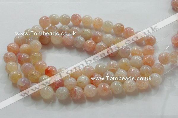 CAG241 15.5 inches 16mm round dragon veins agate gemstone beads