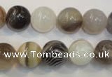 CAG2414 15.5 inches 12mm round Chinese botswana agate beads