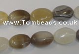 CAG2442 15.5 inches 10*14mm oval Chinese botswana agate beads