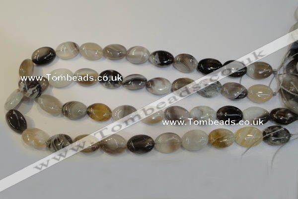 CAG2444 15.5 inches 13*18mm oval Chinese botswana agate beads