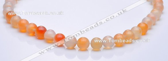 CAG264 10mm round agate gemstone beads Wholesale