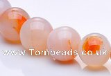 CAG265 15 inch 12mm round agate gemstone beads Wholesale