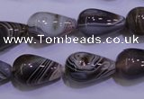 CAG2761 15.5 inches 12*20mm teardrop botswana agate beads wholesale