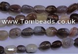 CAG2770 15.5 inches 6*8mm nuggets botswana agate beads wholesale